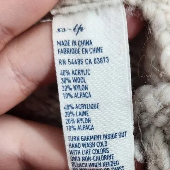 American Eagle Tan Knit Cardigan Sweater Womens Size Extra Small XS - Picture 5 of 5